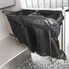 "Individuel" udtræk med 2 affaldsstativer